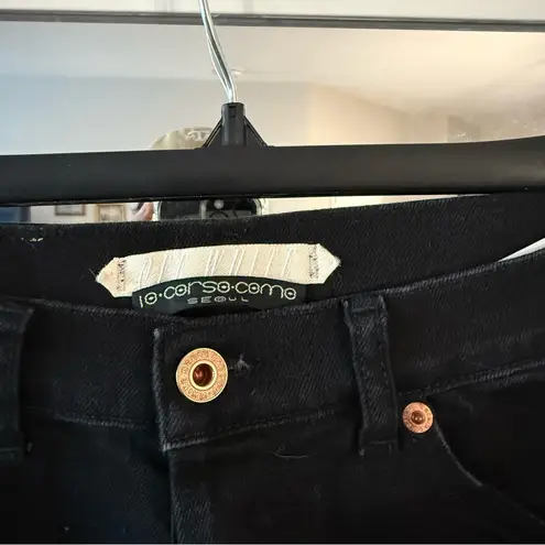 Off-White Women’s  Denim Shorts Size 27 Color Black White