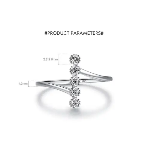 Boutique NEW Women's Bezel Set Simulated Diamond Platinum-Plated S925‎ Band Ring, Size 7