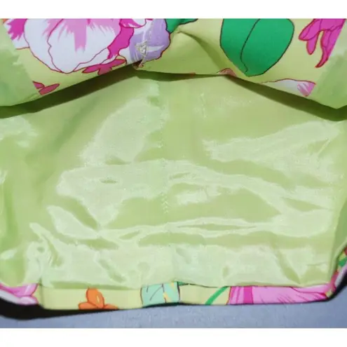 Rafaella Bold Bright Floral Bolero Crop Jacket Size 12 Office Career 3/4 Sleeve