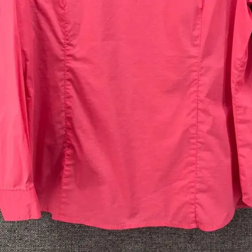 Susan Graver Womens Button Up Blouse Size 16 Professional Career Work Business