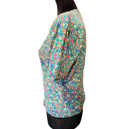 Maggy London Vintage Cottagecore Whimsical Boho Floral Two Piece Top Skirt Set