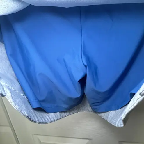 S.C. & CO. Women's Golf Skort Athletic Skirt Large Tummy Control Blue Pockets