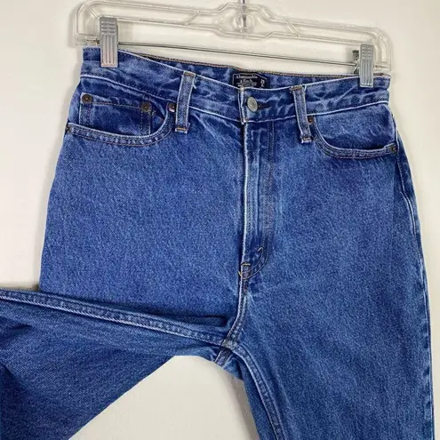 Abercrombie & Fitch Abercrombie Vintage Dark Wash Annie High Rise Girlfriend Jeans Size 0/25