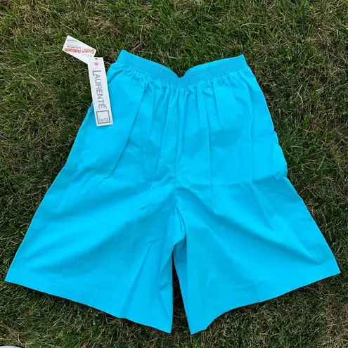 Vintage 90s Laurenté blue culottes shorts Size M