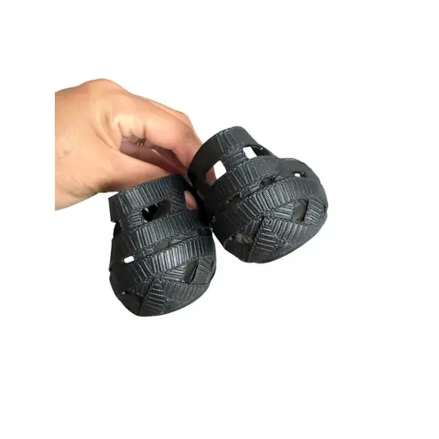 Melissa x Jason Wu Black Sculpted Ballet Flats Size US 7