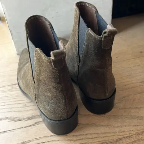 REBELS Green Suede Leather Chelsea Ankle Boots EU 37 / US 6.5 $168