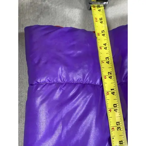 Norma Kamali Vtg ORIGINAL 1980 OMO REVERSIBLE SLEEPING BAG COAT Purple and Red