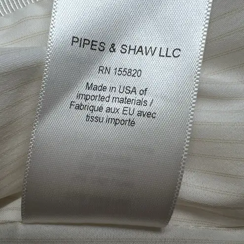 Veronica Beard Off White Single Breasted Front Dickey Jacket Size 4 Linen Blend - Image 6