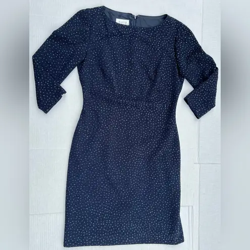 David Warren Blue Sparkle Night Out Dress 4