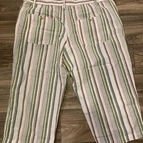 Liz Claiborne  wide leg crop pants.  Size: XL.