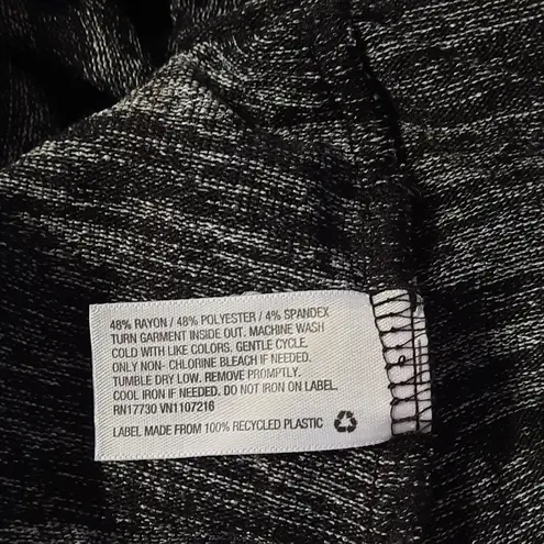 Isabel Maternity Dress Womens Size Extra Small XS Gray Pullover V-Neck Tie Front