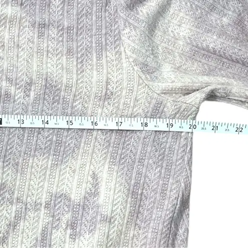 Democracy Purple White Tie Dye Twist Shirt Size Medium Retro Boho Hippie Chic