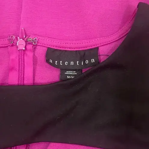 Attention Women’s purple/black sleeveless dress Medium
