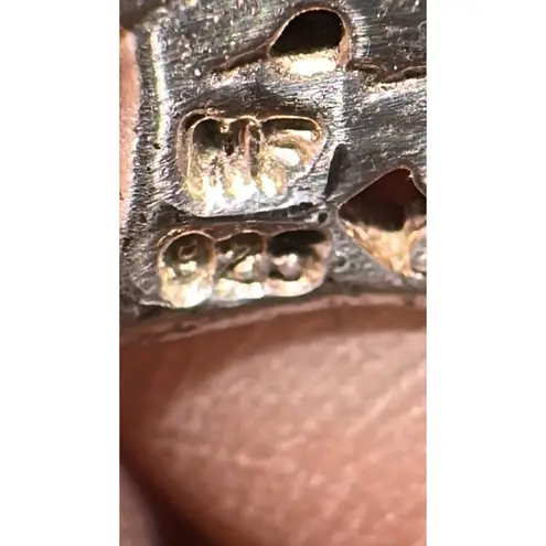 Unique Signed NF 925 Sterling Silver Braided Pattern Size 8