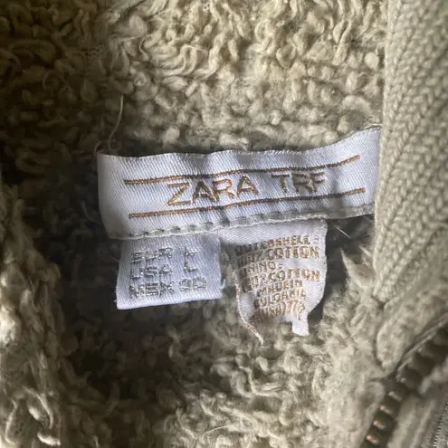 ZARA  TRF Retro corduroy Jacket w/ long knit turtleneck size large