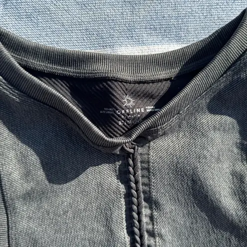 NWT, Aerie Offline Ribbed Crop Tank Top Black Size XS Gray