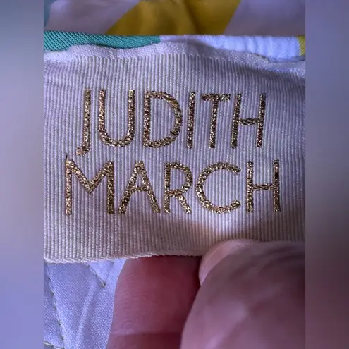 Judith March Striped One Piece - Green, Yellow, White with magestic bright sun m