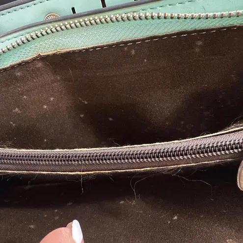 Curewe Kerien Large Bifold Blue Quiet Luxury Minimalist Zipper Clutch Wallet