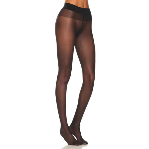Wolford Satin Touch 20 Tights in Admiral Medium New Womens Nylons Pantyhose Black