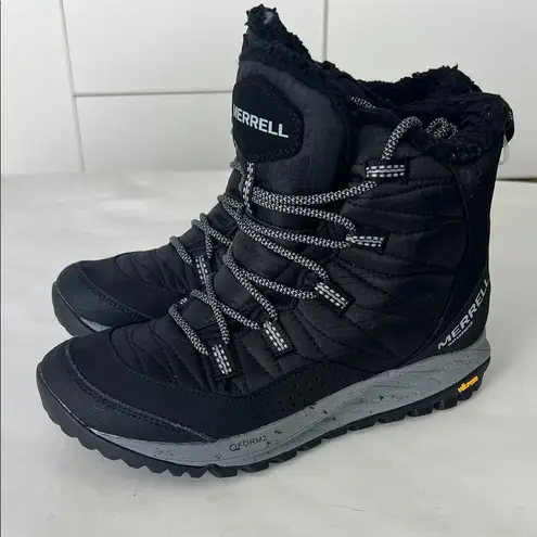 Merrell Antora Women's Thermal Waterproof Sneaker Boots in Black Size 7 $140