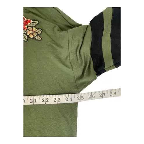 Moa Moa  Women's Olive Black Top