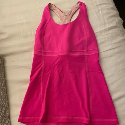 Lululemon  Pink Tank Top with built in sports bra