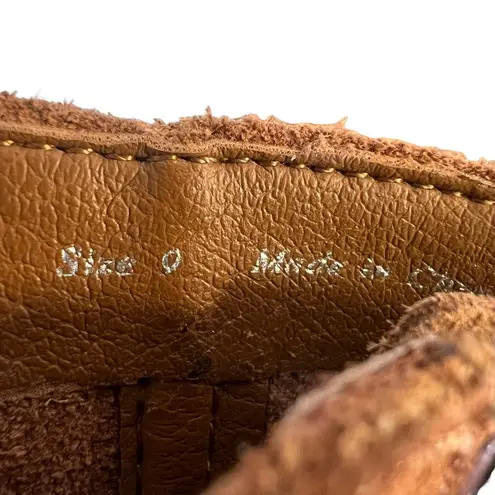 Dolce Vita Senica Suede Western Ankle Boot Bootie Cow Hair Women's Size 9 Brown