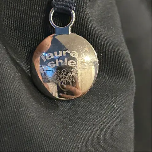 Laura Ashley Women's Black Wide-Leg Pants Size L Casual Elastic Waist