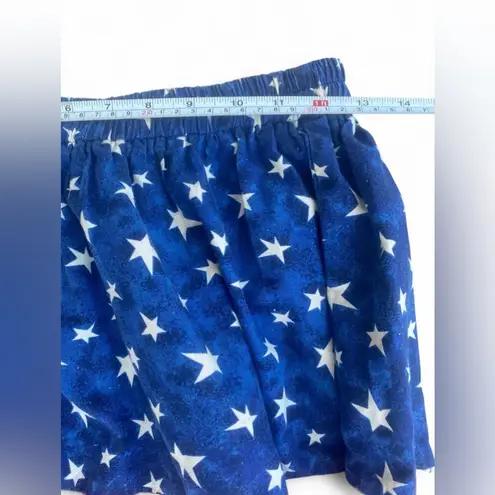 J Suzette Skirt Womens M American Flag Stars Stripes Patriotic 90s Vintage USA Blue Size M