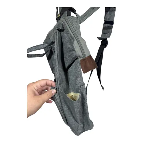 Anello Gray Mickey Mouse Backpack Disney Print Casual Travel Bag 16.5x11.5