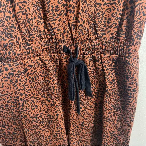 Amazon Essentials Cheetah Terry Fleece Romper Size Small Black thumbnail 6