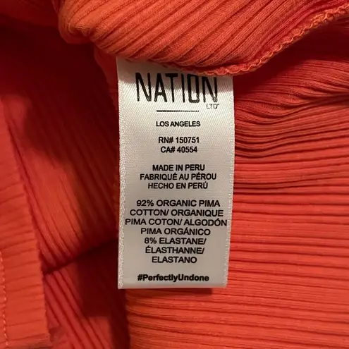 Nation Ltd NWT Anthropologie Leticia Halter Tank | Ginger Terra Cotta | XL