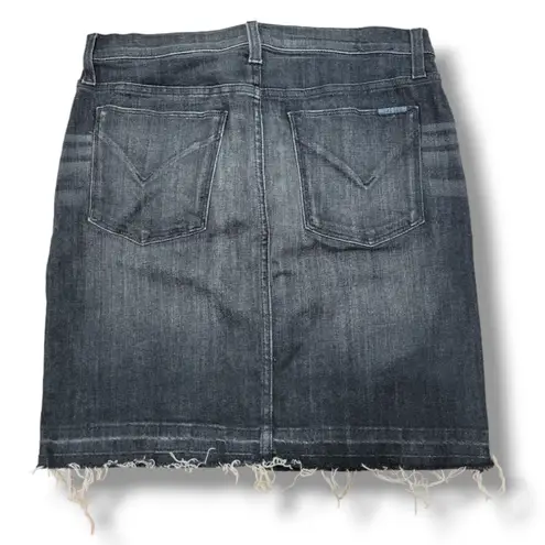 Hudson Skirt Size 29 W31" Waist Robbie Mid Rise Pencil Skirt Raw Hem Denim Skirt