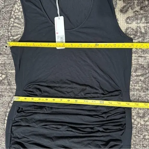 Ingrid & Isabel NWT Women’s Size XS Black Ruched Maternity Layered Tank Dress