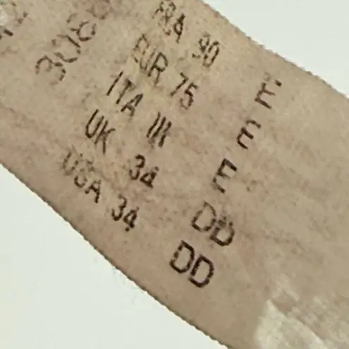 Chantelle Rive Gauche T Shirt Bra Size 34DD Style 3086