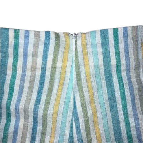 Lucy Love Striped skort blue and yellow wrap, mermaidcore nautical coastal beach summer