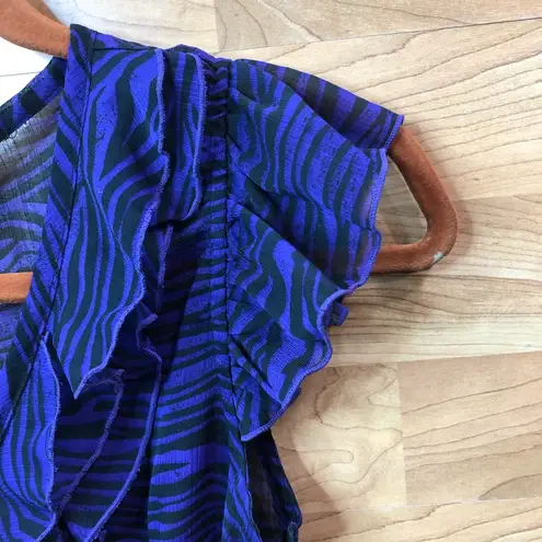 Miley Cyrus Small Sheer Purple & Black Tunic