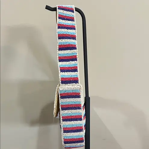 Handcrafted In India | Beaded World Traveler Shoulder Bag Tan