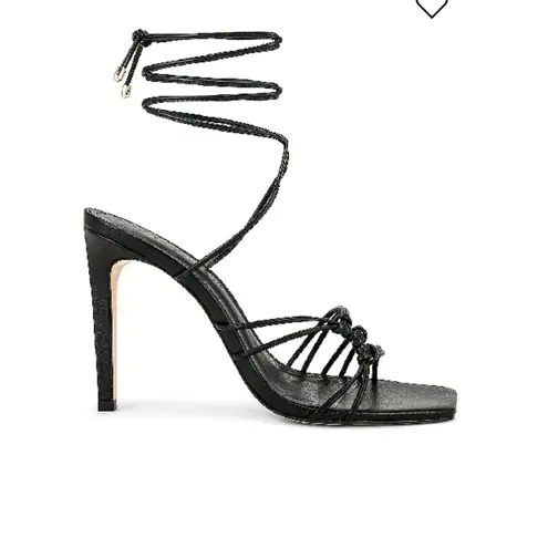 Schutz Women's Leather Sirena Sandal ankle strap heels 8B