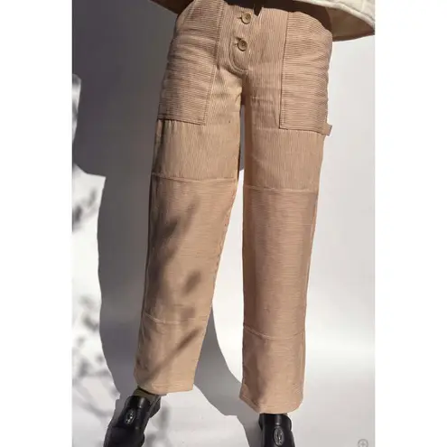 Seek Collective Terrain Pants in Bee Pollen Yellow Stripes Size 3XL