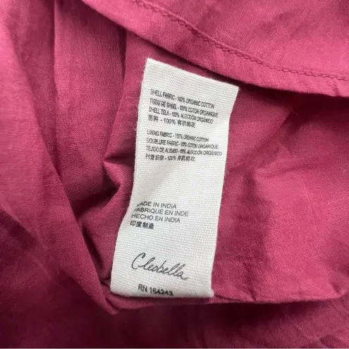 Cleobella NWT Alivia Ankle Dress in Berry maxi organic cotton sz M