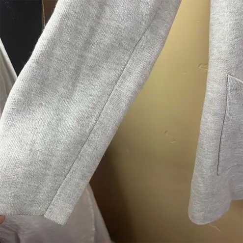 Camaieu Women's Gray Hooded Open Cardigan Jacket Size Large Mid