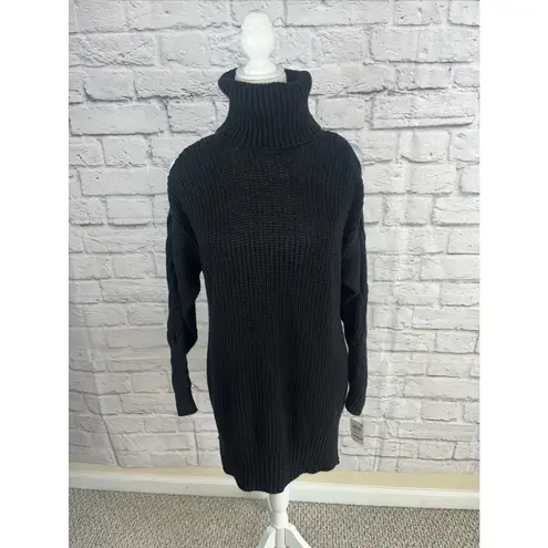 INC International Concepts Women's NWT Cable Knit Cold Shoulder Sweater Dress S