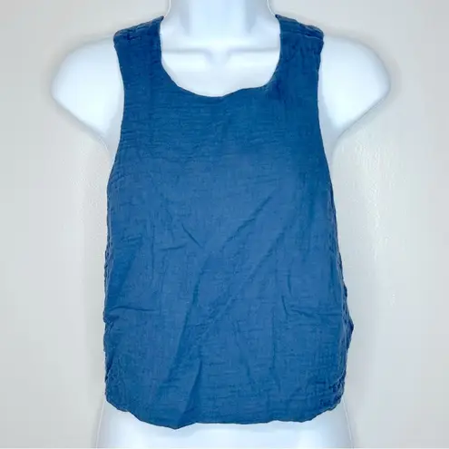 The Normal Brand Dark Blue Kalo Open Back Tank Size L Size L