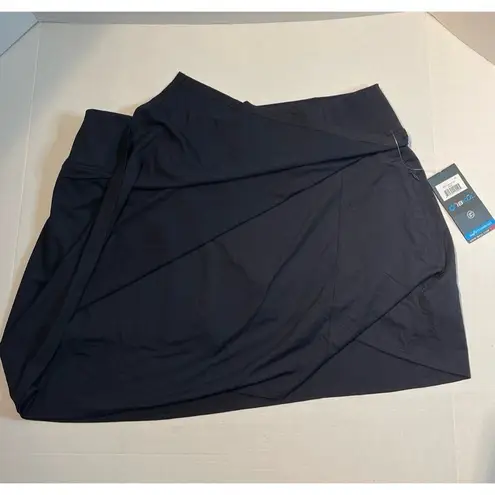 IBKUL Women's 17.25" Faux Wrap Golf
Skort Size XL Black New With Tags
