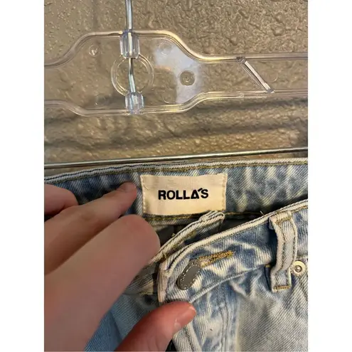 Rolla's Rolla’s Light Wash Aussie Straight Jeans Size 25