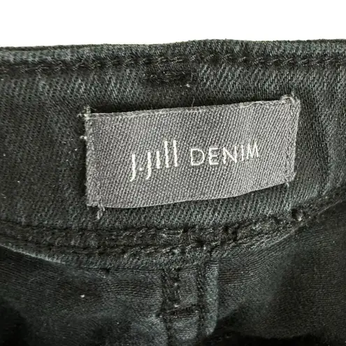 J.Jill  Denim Black Authentic Fit Slim Ankle Mid Rise Jeans Size 16P