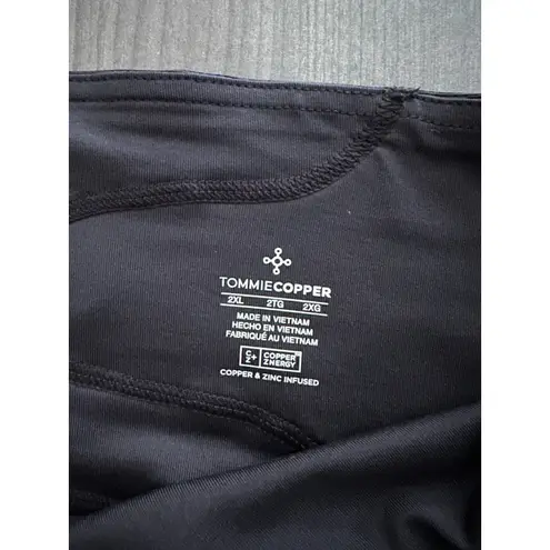 Tommie Copper Women's 2XL Performance Compression Leggings Black Gym Athletic Size XXL