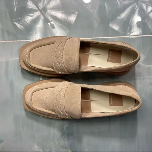 Dolce Vita Womenโs Elias Suede Lug Loafer ~ Size 7.5 ๐๐ Tan