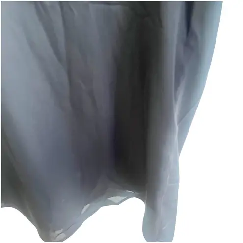 Magaschoni Woman Black Career Blouse Size 1X Pleated Long Sleeve V-Neck